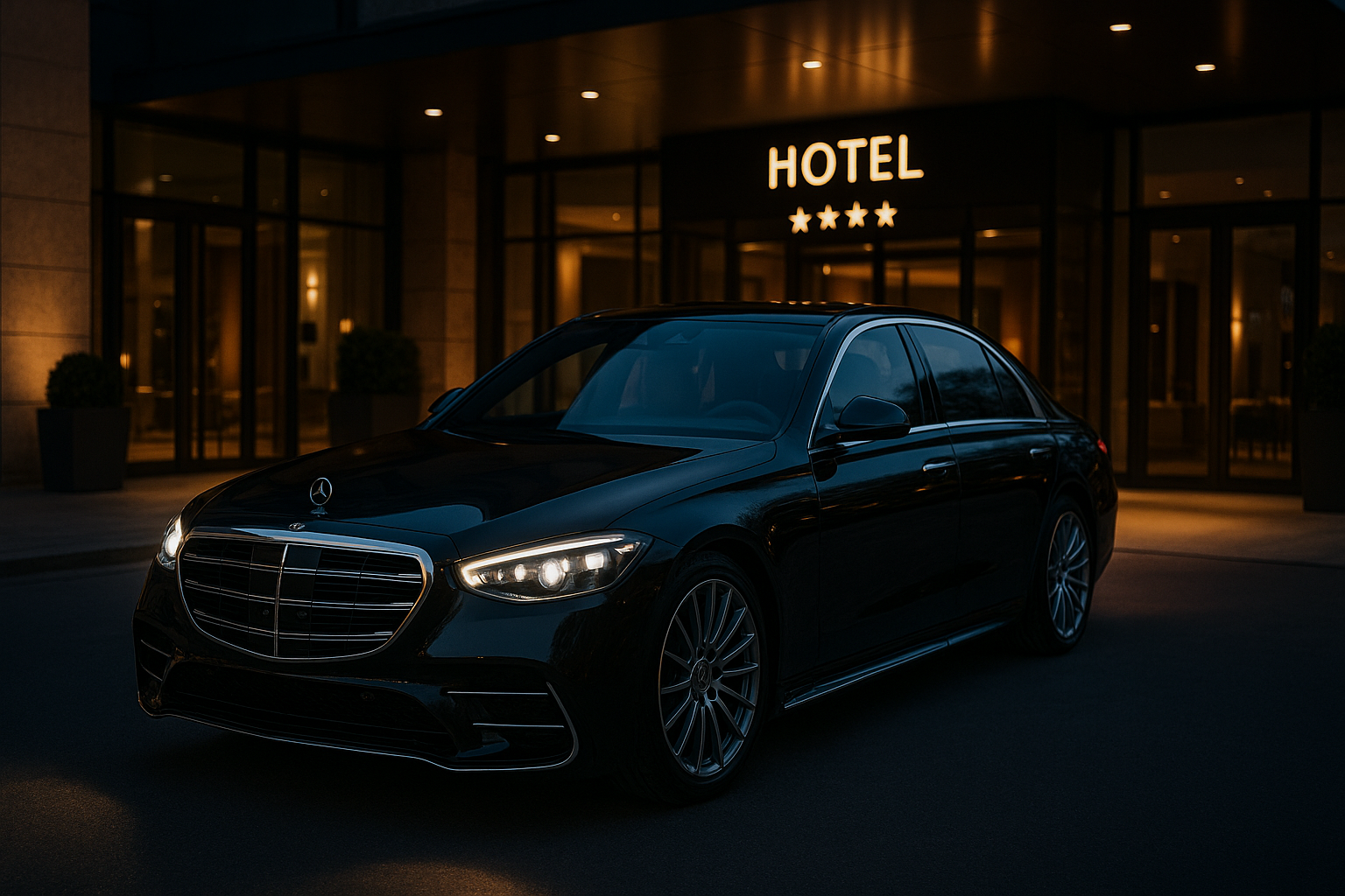 Mercedes S-Class - Front View